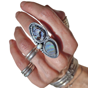 Boulder Opal Ring or Pendant