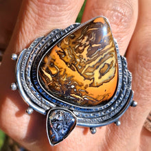 Load image into Gallery viewer, Boulder Opal Ring or Pendant