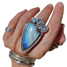 Load image into Gallery viewer, Boulder &amp; Mintabie Opal Ring or Pendant