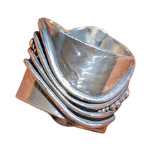 Load image into Gallery viewer, Waves of Life Boulder Opal Ring