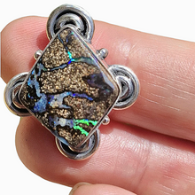 Load image into Gallery viewer, Boulder Opal Ring or Pendant