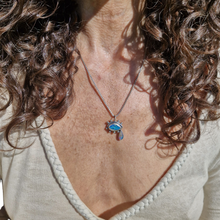 Load image into Gallery viewer, Boulder Opal Mini Eye Tear Pendant