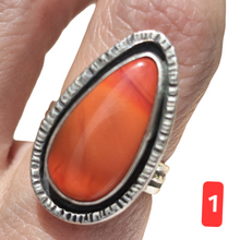 Load image into Gallery viewer, Rosarita Claw  925 silver rings