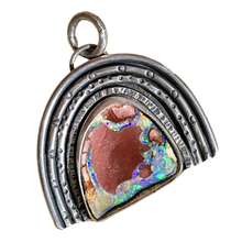 Load image into Gallery viewer, Boulder Opal Rainbow Pendant