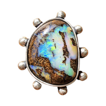 Load image into Gallery viewer, Boulder Opal Dotty Ring or Pendant