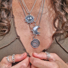 Load image into Gallery viewer, Sun Moon Eclipse Pendant