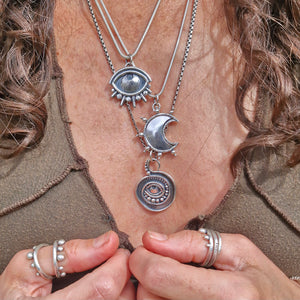 Sun Moon Eclipse Pendant