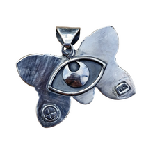 Load image into Gallery viewer, Kingman Turquoise Butterfl-Eye Pendant