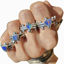 Load image into Gallery viewer, Custom Dotty Heart Ring