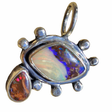Load image into Gallery viewer, Boulder Opal Mini Eye Tear Pendant