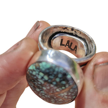 Load image into Gallery viewer, Turquoise 925 Silver Chunky Band Ring