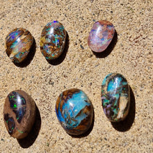 Load image into Gallery viewer, Double Dotty Boulder Opal Ring - Made to Order