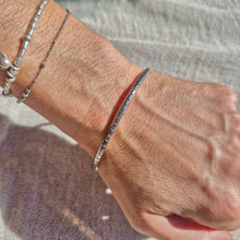 Load image into Gallery viewer, Stamped Solid 925 Silver Bangle