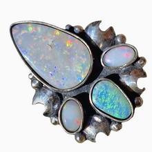 Load image into Gallery viewer, Boulder and Mintabie Opal Ring or Pendant