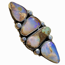 Load image into Gallery viewer, 4 Opal Climber Ring or Pendant