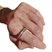 Load image into Gallery viewer, Stamped Band Double stack - Made to Order