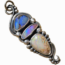 Load image into Gallery viewer, Boulder &amp; Pipe Dotty Swirls Double Side Pendant