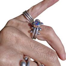Load image into Gallery viewer, Double Dotty Boulder Opal Ring - Made to Order