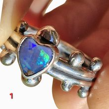 Load image into Gallery viewer, Dotty Heart Rings