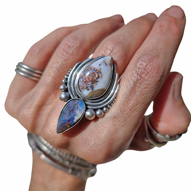 Boulder Opal Ring or Pendant
