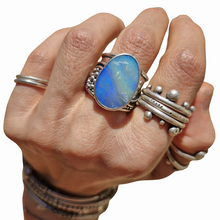 Load image into Gallery viewer, Double Boulder Opal Waves of Life
