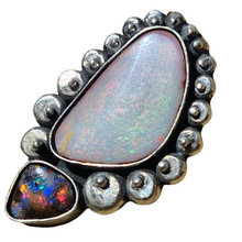 Load image into Gallery viewer, Boulder Opal Chunky Dots Ring or Pendant