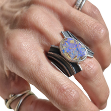 Load image into Gallery viewer, Drop in the Ocean Opal Ring