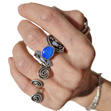 Load image into Gallery viewer, Boulder &amp; Mintabie Opal Spirals Ring