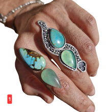 Load image into Gallery viewer, Turquoise Jade Serpent Ring or Pendant -  Made to Order