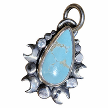 Load image into Gallery viewer, Gobi Lavender Turquoise Moons Pendant