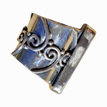 Load image into Gallery viewer, Spiral Spine Boulder Opal Ring