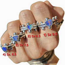Load image into Gallery viewer, Dotty Heart Rings
