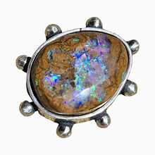 Load image into Gallery viewer, Boulder Opal Dotty Ring or Pendant
