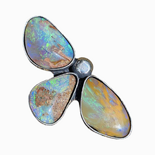 Load image into Gallery viewer, Triple Boulder, Pipe Opal Ring or Pendant