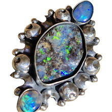 Load image into Gallery viewer, Boulder Opal Ring or Pendant