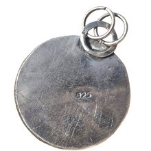 Load image into Gallery viewer, Turquoise 925 Silver Shadow Box Pendant