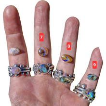 Load image into Gallery viewer, Double Dotty Boulder Opal Ring - Made to Order