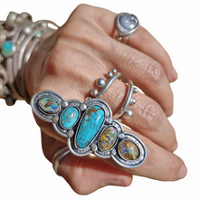 Load image into Gallery viewer, Turquoise and Opal Ring or Pendant