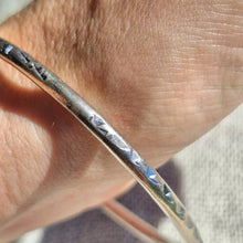 Load image into Gallery viewer, Stamped Solid 925 Silver Bangle