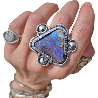 Boulder Opal Ring or Pendant
