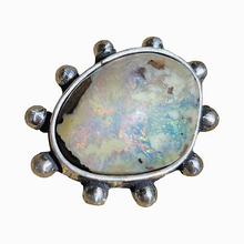 Load image into Gallery viewer, Boulder Opal Dotty Ring or Pendant