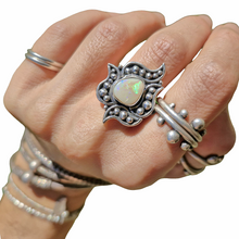 Load image into Gallery viewer, Lightning Ridge Opal Natures Swirl Ring or Pendant