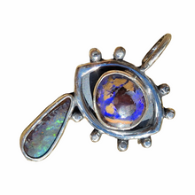 Load image into Gallery viewer, Boulder Opal Mini Eye Tear Pendant
