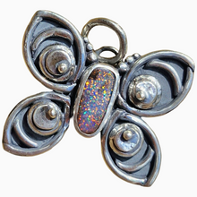 Load image into Gallery viewer, Boulder Opal Butterfly Pendant