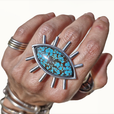 No.8 Turquoise Third Eye Ring