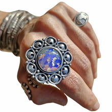 Load image into Gallery viewer, All Seeing Boulder Opal Ring or Pendant