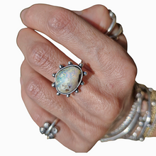 Load image into Gallery viewer, Boulder Opal Dotty Ring or Pendant