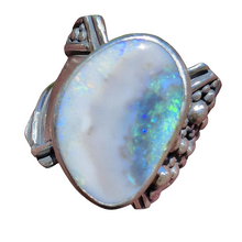 Load image into Gallery viewer, Waves of Life Lightning Ridge Ring