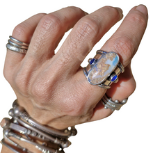 Load image into Gallery viewer, Boulder Opal &amp; Doublet Opal Ring