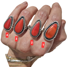 Load image into Gallery viewer, Rosarita Claw  925 silver rings
